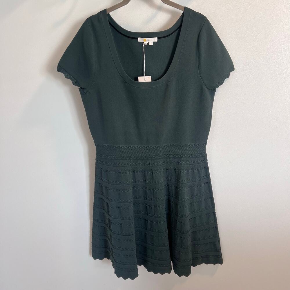 NWT Boden Green Knit Dress Size 12R US